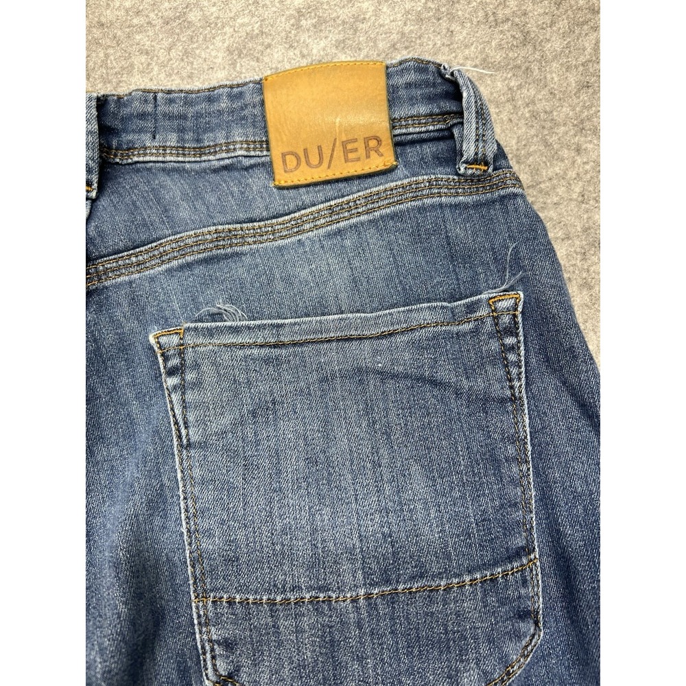 DU/ER Duer L2X Relaxed Taper Jeans Mens 30x32 Jeans Performance Stretch Denim - Picture 6 of 12